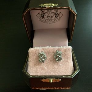 Juicy couture Love knot stud earrings